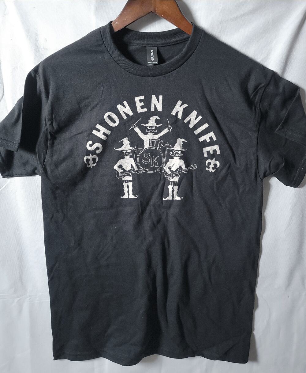 shonen Knife band t shirt  Size Large Black